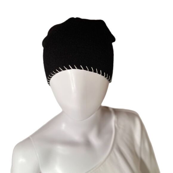Contrast Stitch Beanie - Picture 2 of 4